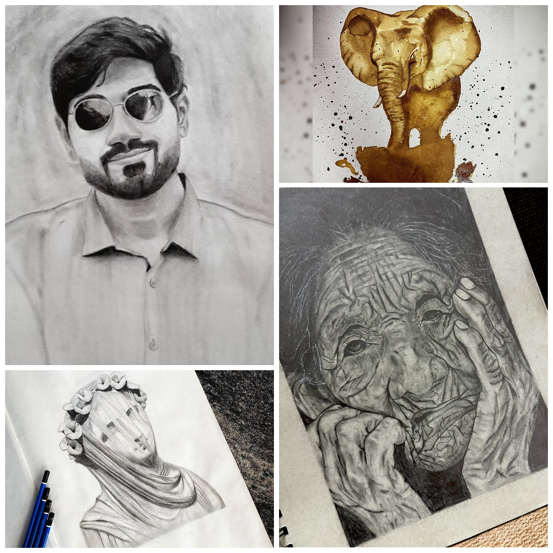 A scene from Ghost in the Shell (1995) with the Major cloaking with thermoptic camouflage; the poster for Akira; The Matrix's digital rain effect